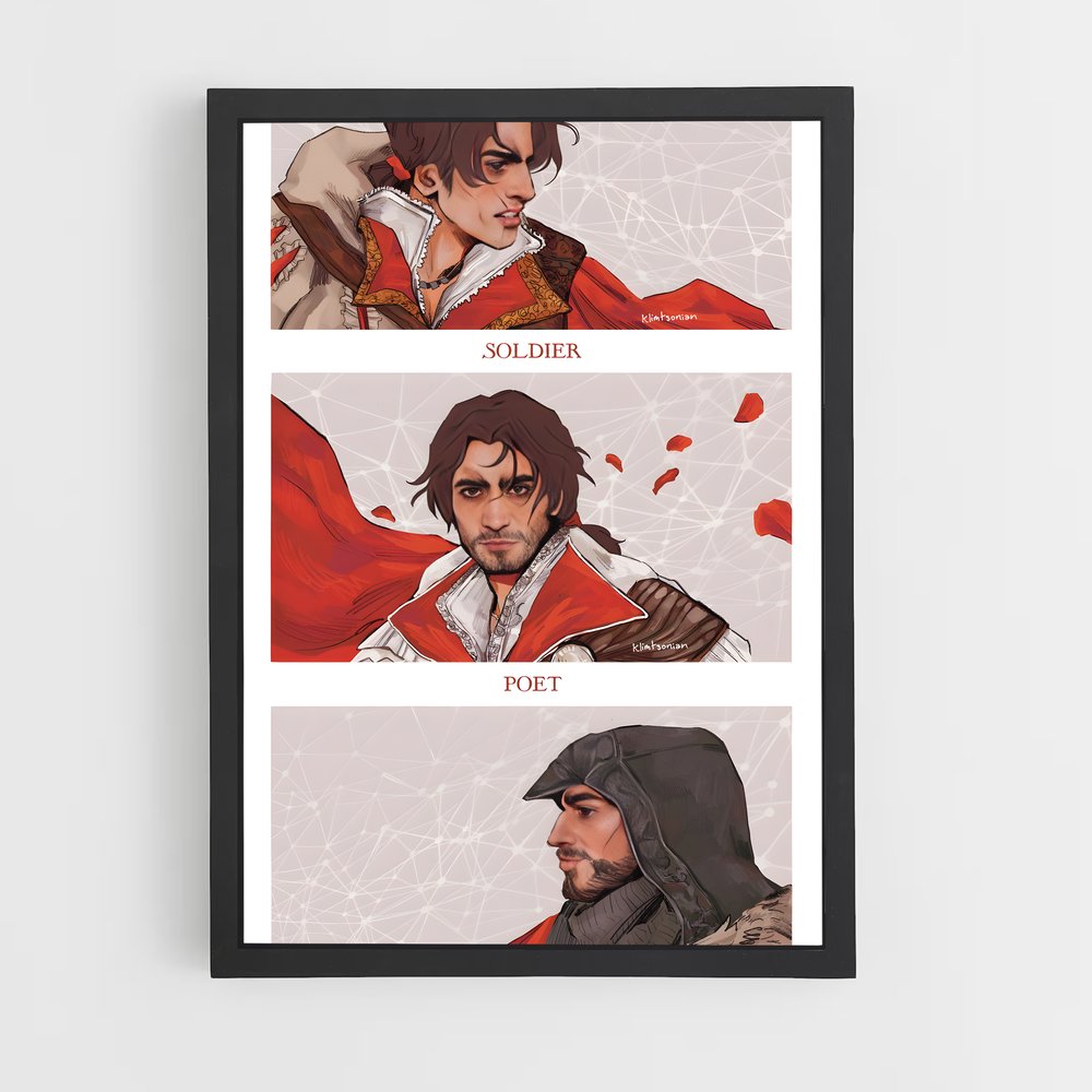 Poster L'Art de l'Assassin – affiche Assassin's Creed (vue 2)